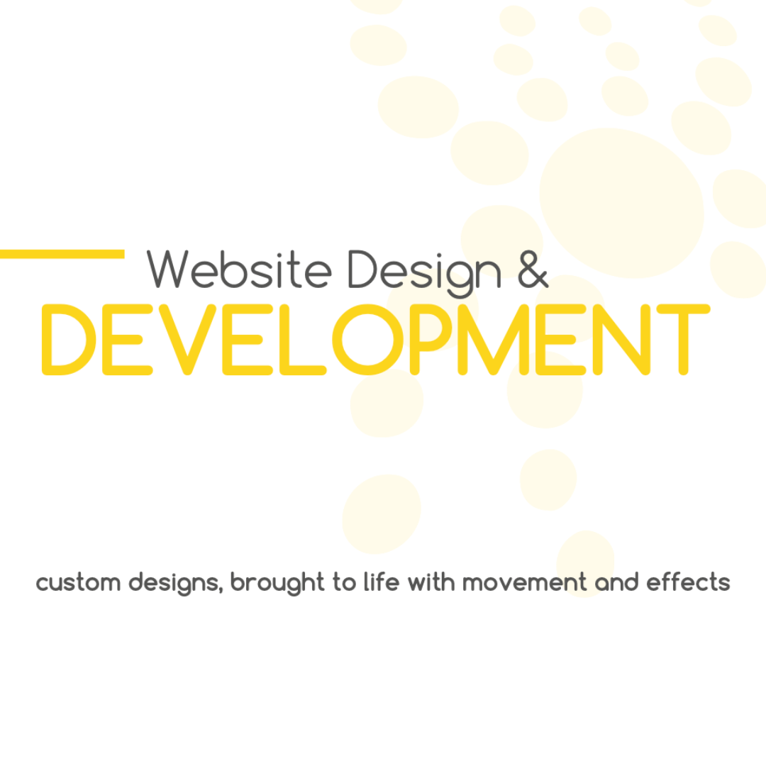 What we can offer you | Website design and development